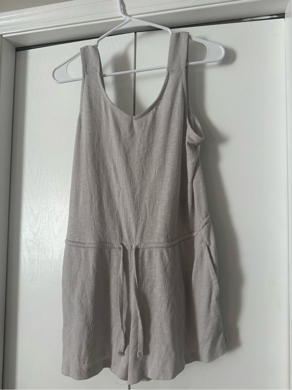 Eddie Bauer Light Taupe Sleeveless Romper